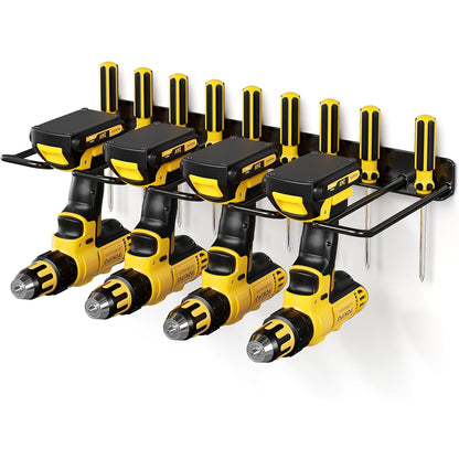 Heavy Duty Wall Mounted Power Tool Storage Rack